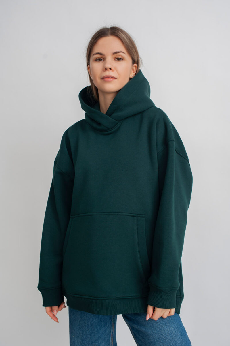 Hoodie oversize Verde