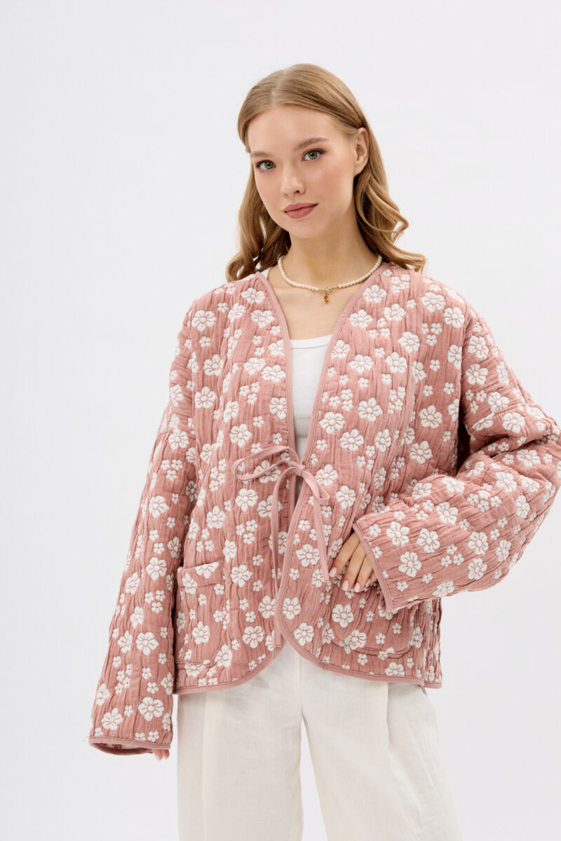Kurtka dwustronna Pink Bloom