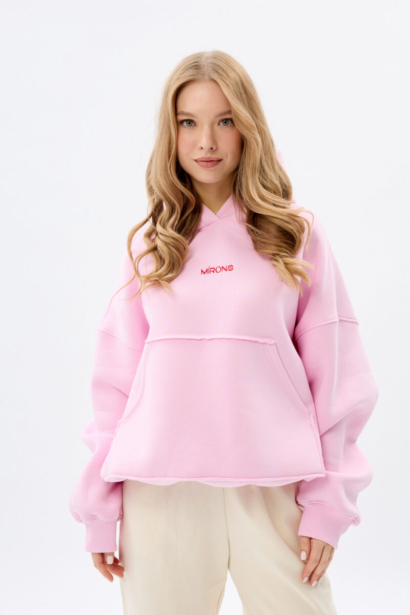 Hoodie Pink Crop