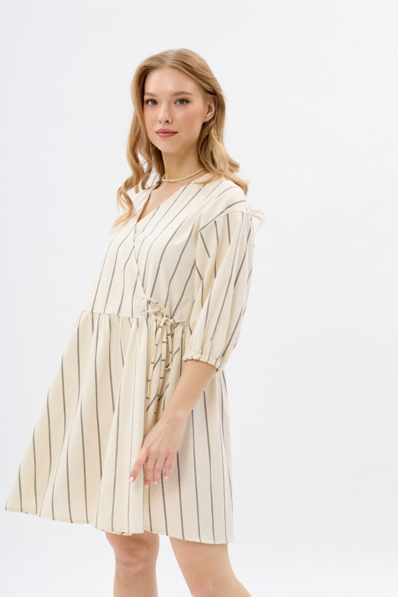 Sukienka Ivanna Beige Stripes Mini