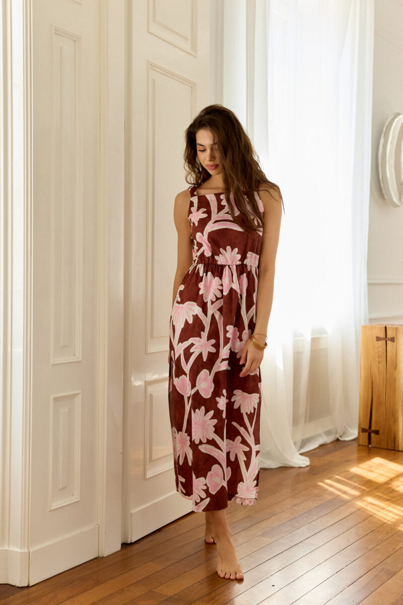 Sukienka Alexandra Blush Palms - M/L