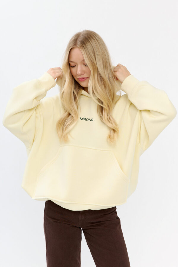 Hoodie Crop Ecru