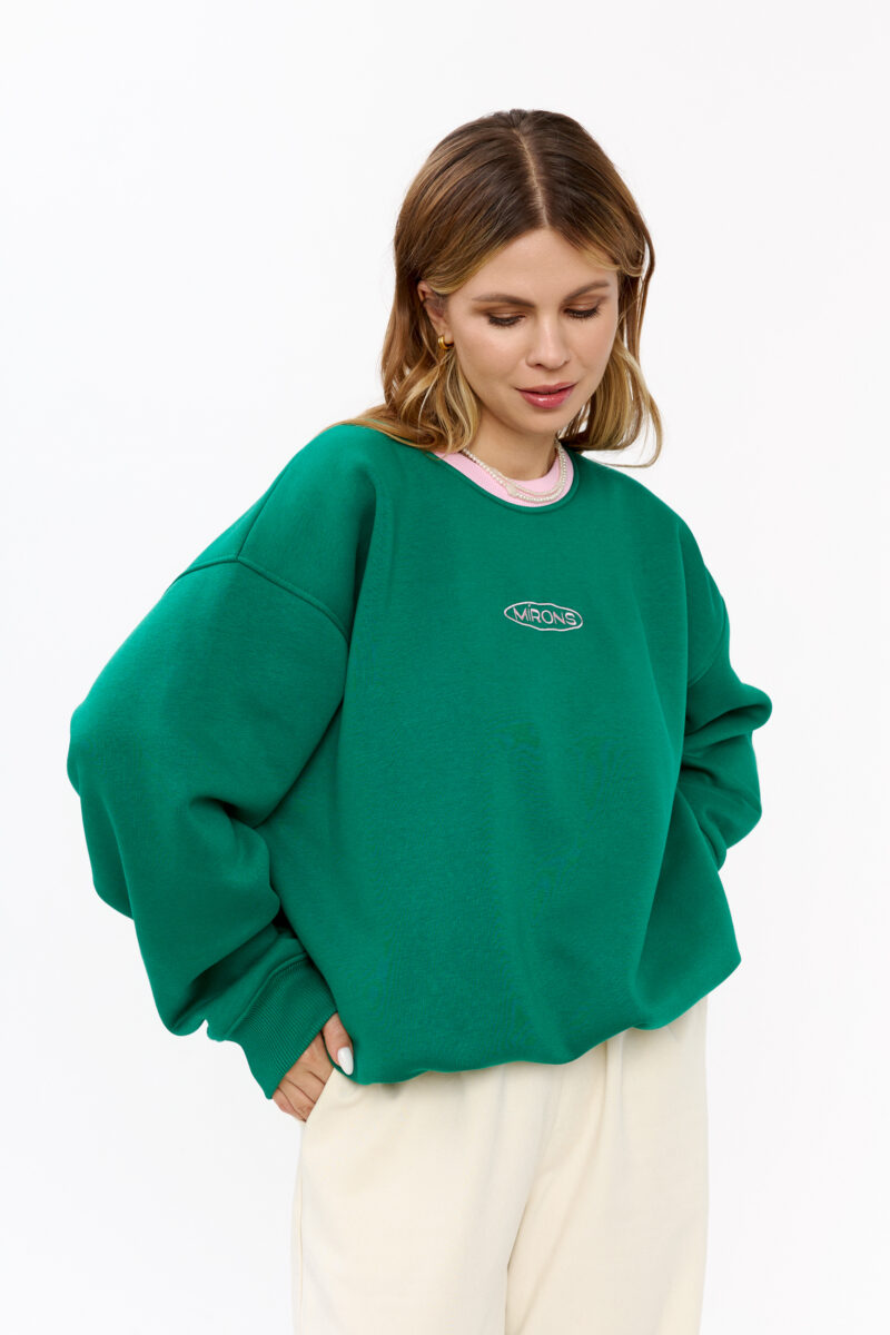 Sweatshirt Green Pink