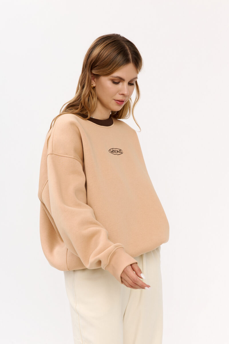 Sweatshirt Macadamia Brown
