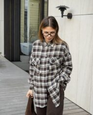 Shirt Flannel Cotton Brown – 2