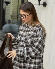 Shirt Flannel Cotton Brown – 4