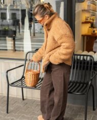 Wool Jacket Caramel – 5