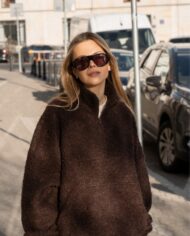 Wool Pullover Brown – 5