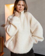 Wool Pullover White – 3