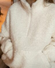 Wool Pullover White – 4