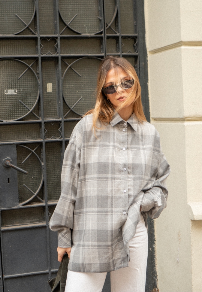 Wool Shirt Grey – 10