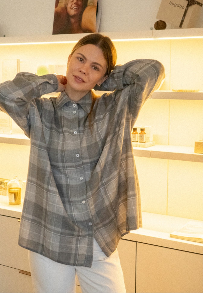 Wool Shirt Grey – 15