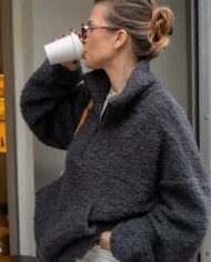 Wool Sweatshirt Graphite – 2