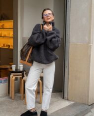 Wool Sweatshirt Graphite – 3