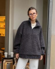 Wool Sweatshirt Graphite – 7