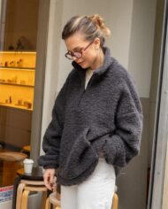 Wool Sweatshirt Graphite – 8