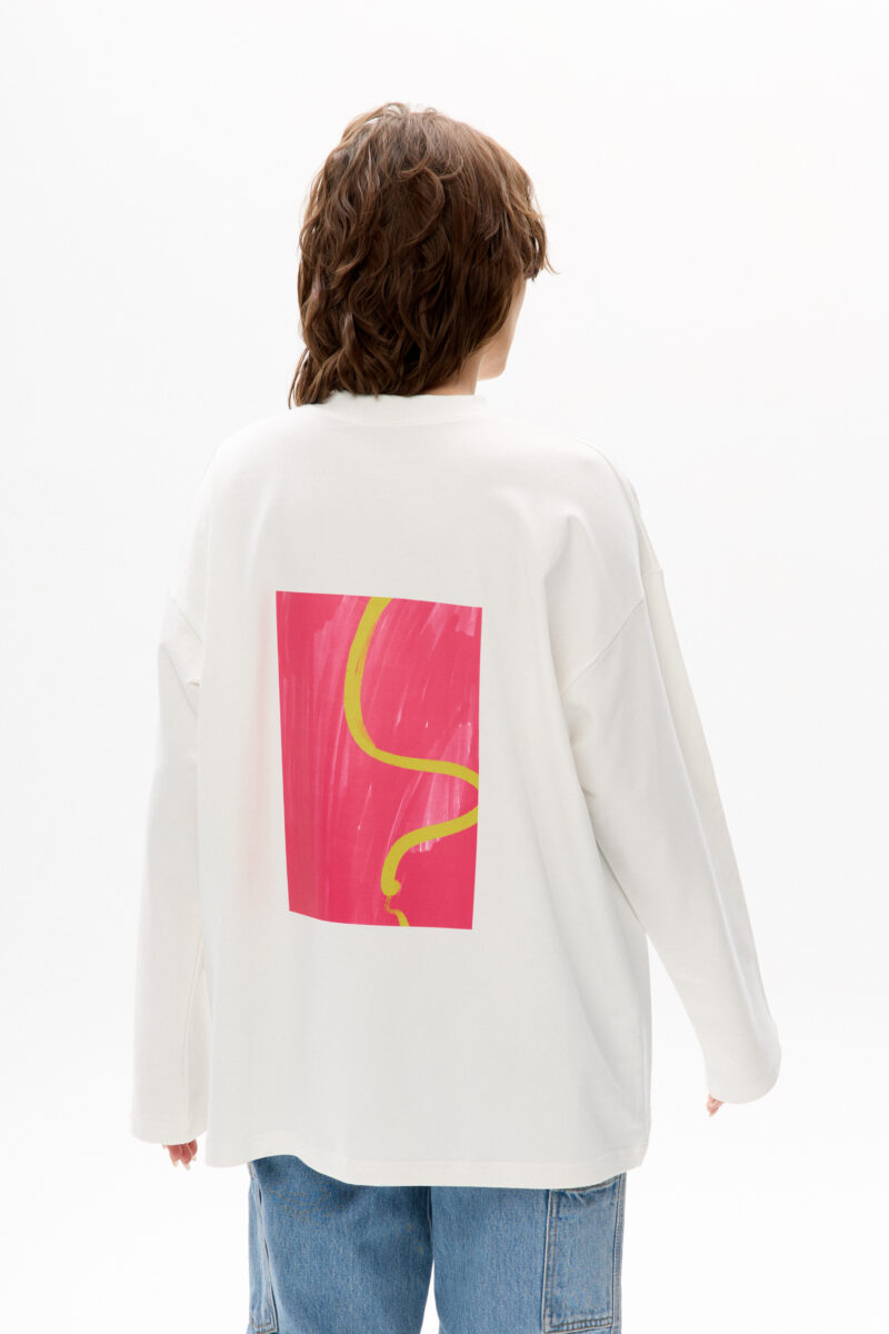 Longsleeve Pink Line
