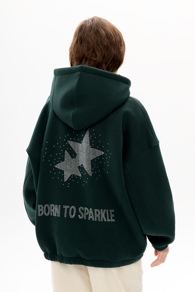 Hoodie 08. Emerald Born To Sparkle