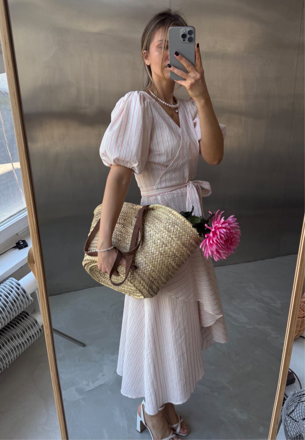 Sukienka Michele Pink Stripes-1