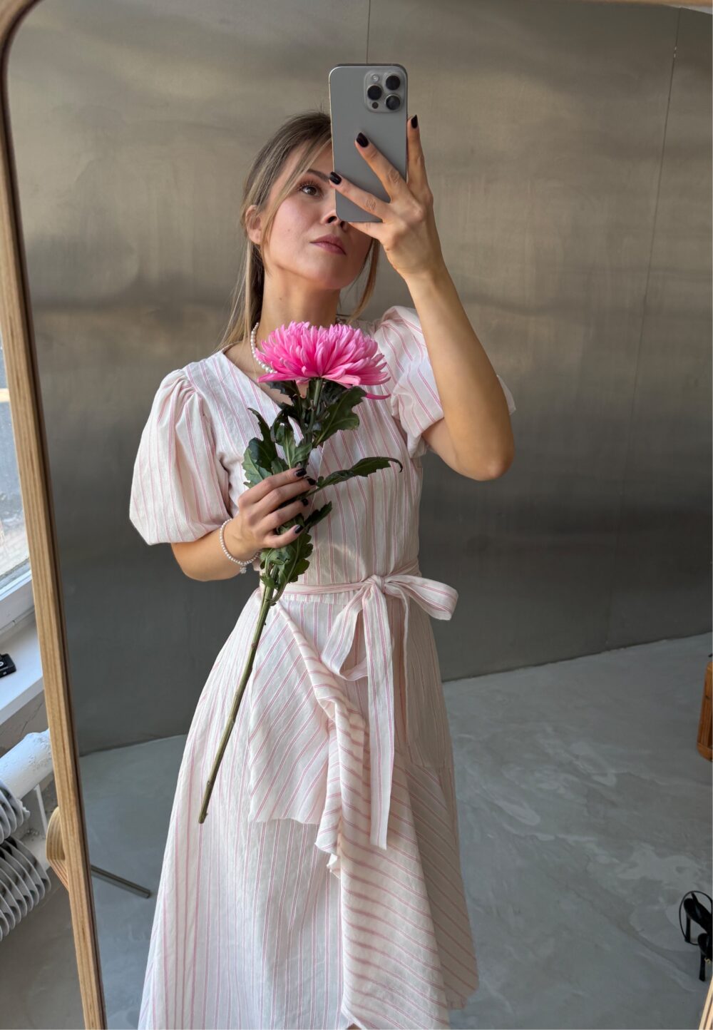 Sukienka Michele Pink Stripes-2