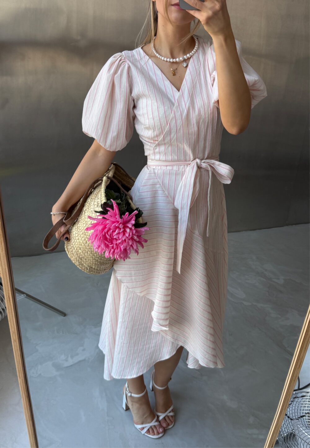 Sukienka Michele Pink Stripes-3