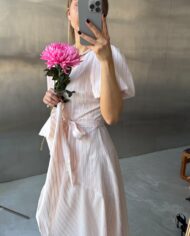 Sukienka Michele Pink Stripes-5