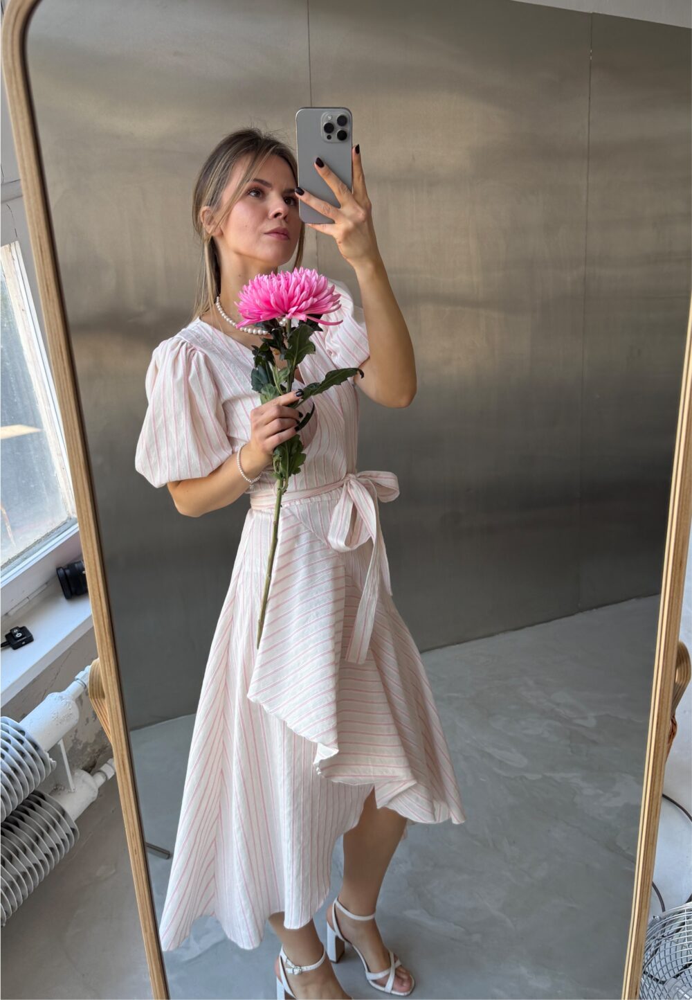 Sukienka Michele Pink Stripes-6