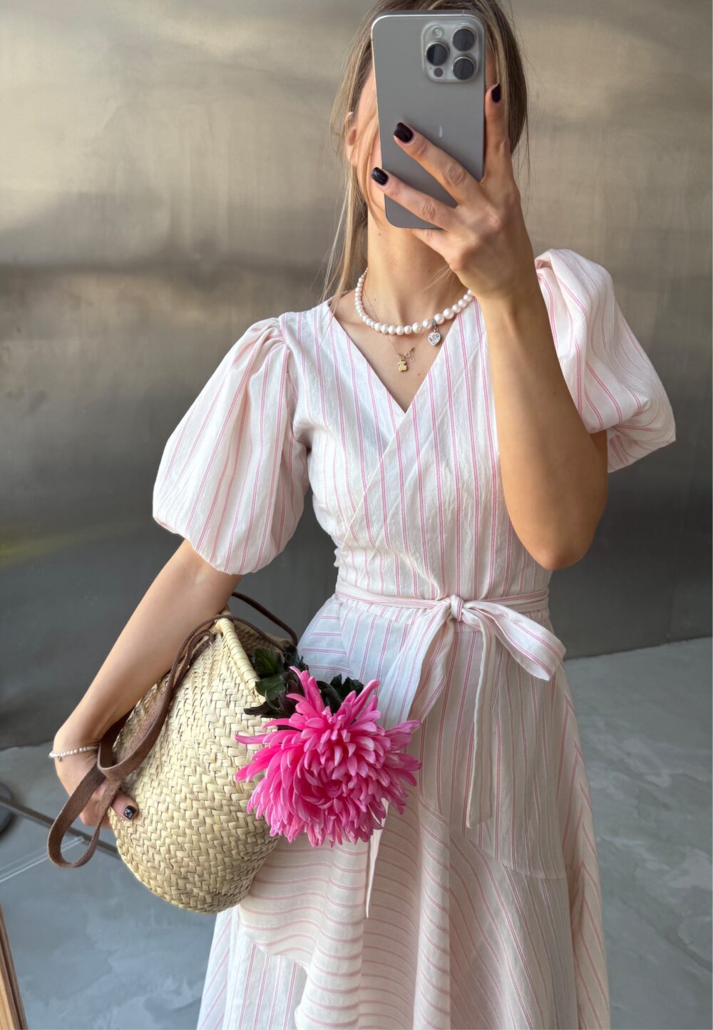 Sukienka Michele Pink Stripes-7