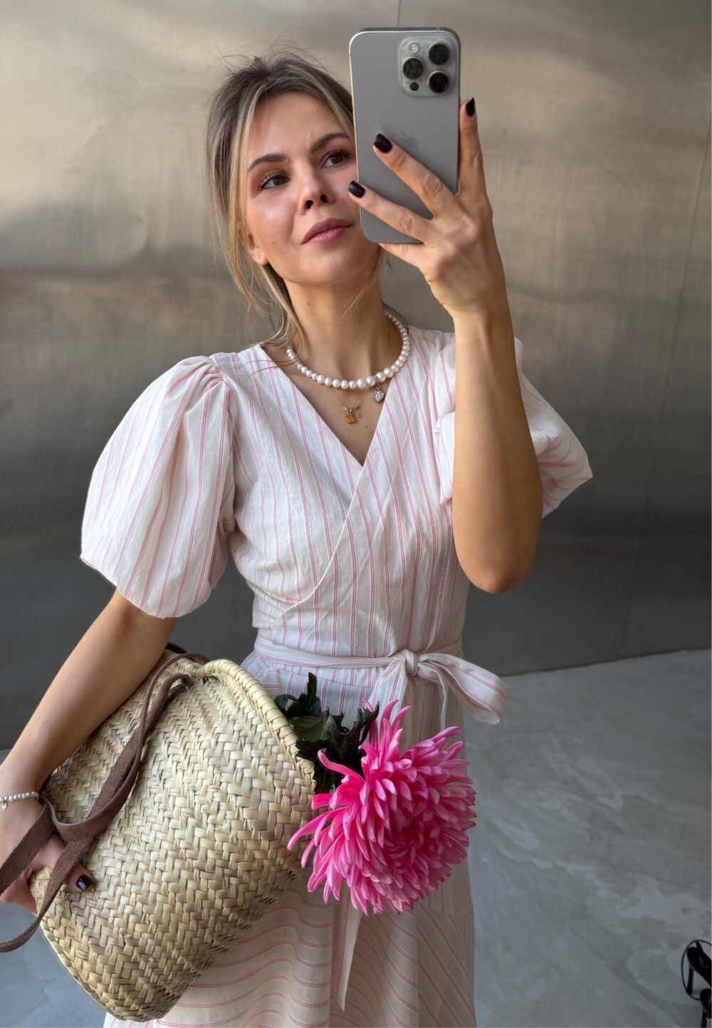 Sukienka Michele Pink Stripes-9