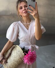 Sukienka Michele Pink Stripes-9