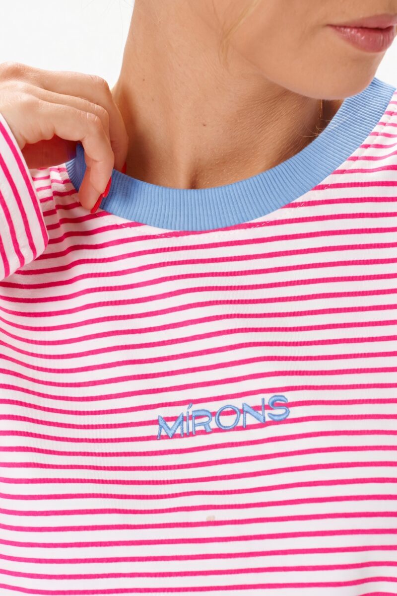 Longsleeve Peony Stripes Blue