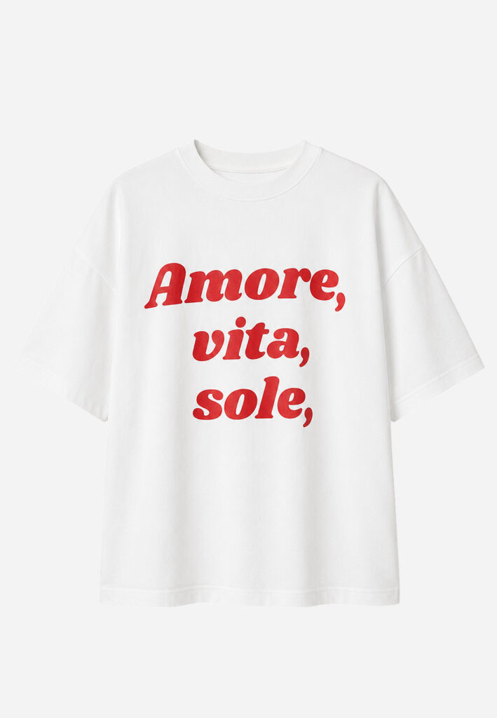 T-shirt 02. "Amore"