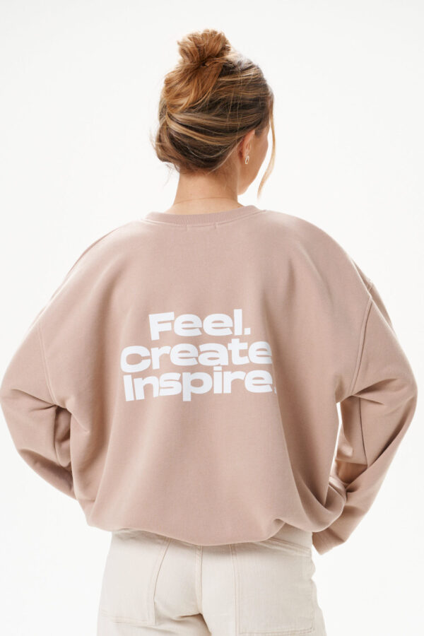 Sweatshirt 02. Beige "Feel"