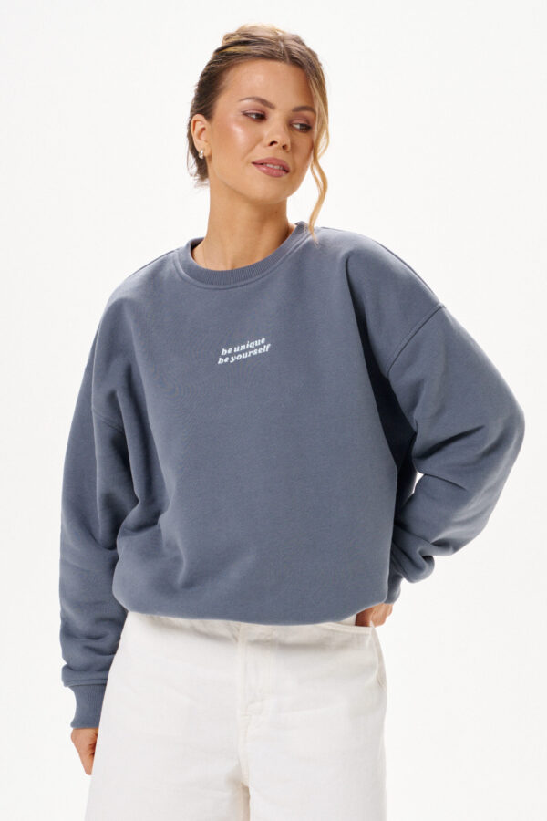 Sweatshirt Graphite "Be Unique"