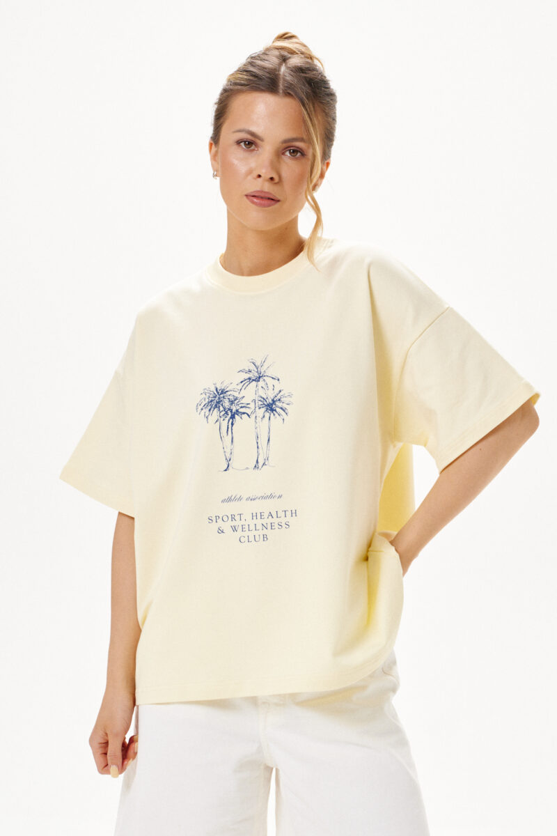 T-shirt 02. Ecru "Wellness Club"