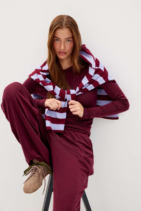 Merino Wool Bordeaux Set