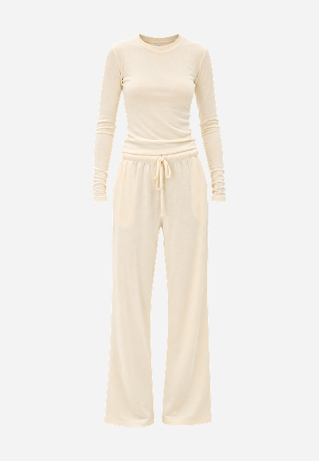 Merino Wool Ecru Set